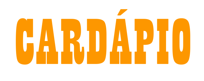 CARDÁPIO CARDÁPIO